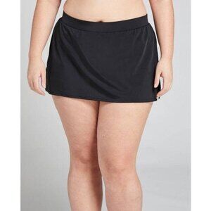 Lane Bryant Cacique Slitted Swim Skirt 22